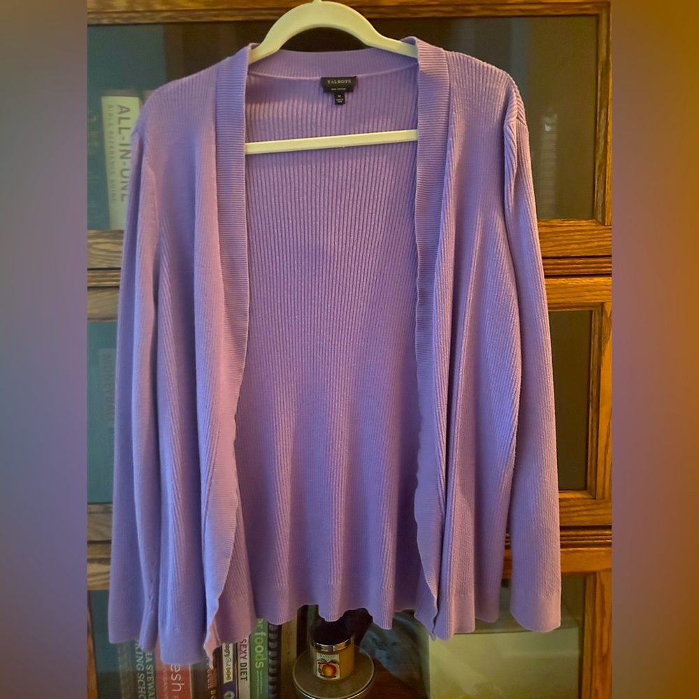 Talbots Open Front Cardigan